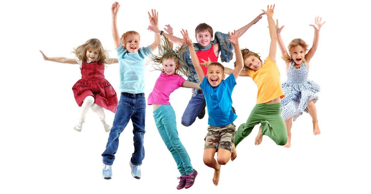Happy kids dancing at Dance Passion in St. Petersburg